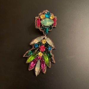 Susan Dai sparkle drop earrings